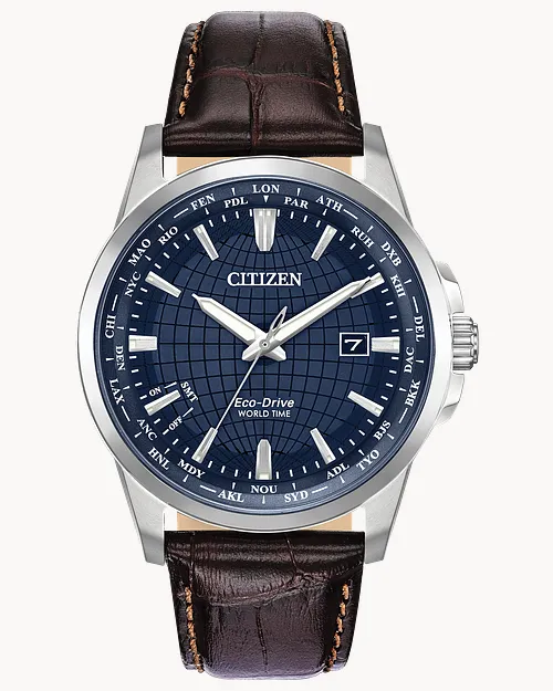 Citizen Brycen Eco-Drive Black Dial Stainless Steel Watch Citizen Brycen Eco-Drive Black Dial Stainless Steel Watch